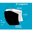Picture of XL Black Fabric Mask  5 pcs/pack