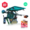 Foldable CANOPY KIT for ROPS System Teal